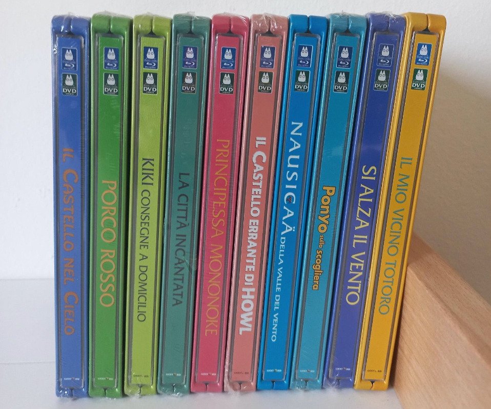 Studio Ghibli - Rare Steelbook edition (DVD/bluray) - 30th Anniversary - Flere titler - DVD bokssæt - 2019 #1.1