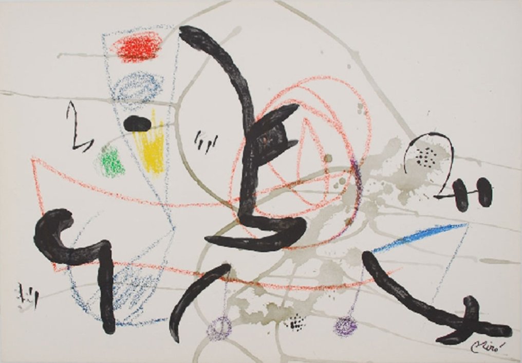 Joan Miro (1893-1983) - Joan Miró - Maravillas con variaciones acrosticas 11 #3.1