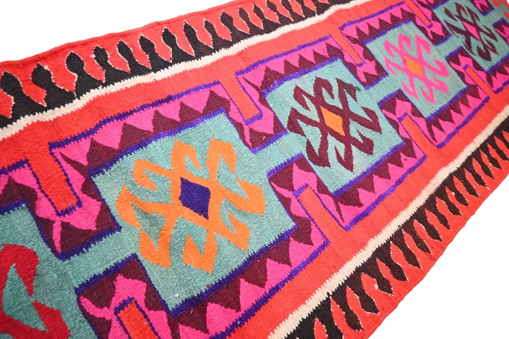 色彩繽紛的庫爾迪赫基 - 長條地毯 - 320 cm - 90 cm #2.2