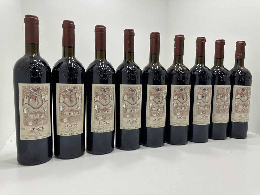 2000 Michele Chiarlo, La Court - Barolo Riserva - 9 Bottles (0.75L) #3.1