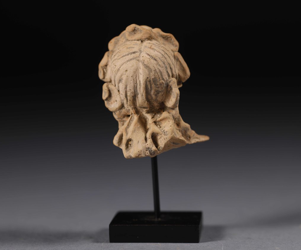 Oldtidens Grækenland kvindeligt hoved - 4.5 cm #3.2