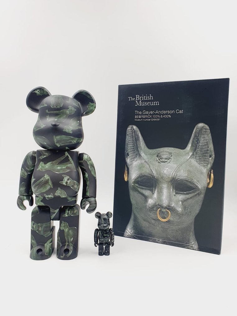 Medicom Toy x The British Museum - Be@rbrick  Gayer Anderson Cat 400% + 100% Bearbrick 2022 #1.1