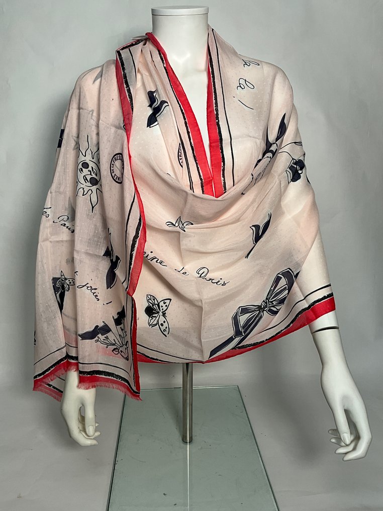 Inès De La Fressange Paris - INÈS DE LA FRESSANGE / VENTE PRIVÉ LISE - Stuła (szal) #1.0