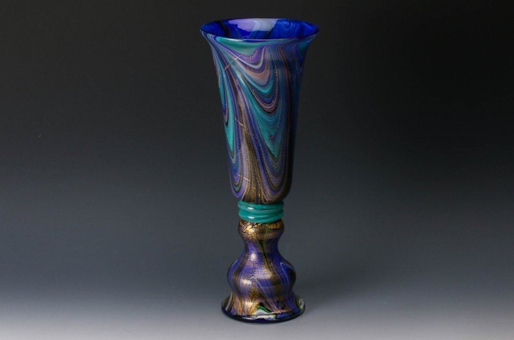 Lindo vaso de vidro - Vidro - 壹谷旭 Ichiya Akira（1937-2003） - Japão - Período Shōwa (1926-1989) #2.1