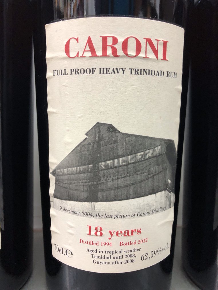 Caroni Velier - 1994 18 years Heavy & Full Proof + 1992 20 years Heavy  - b. 2012 - 70cl - 3 bottles #2.1