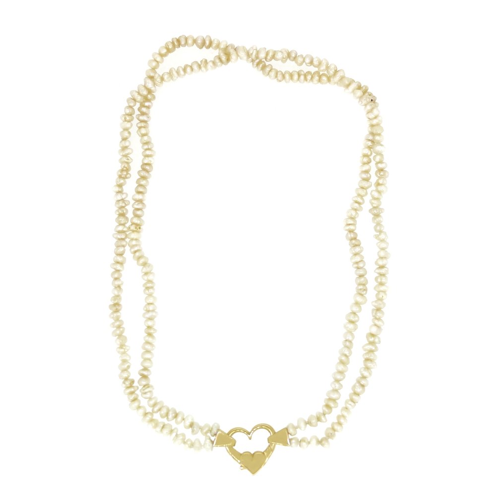 Collier - 18 carats Or jaune Perle #2.1