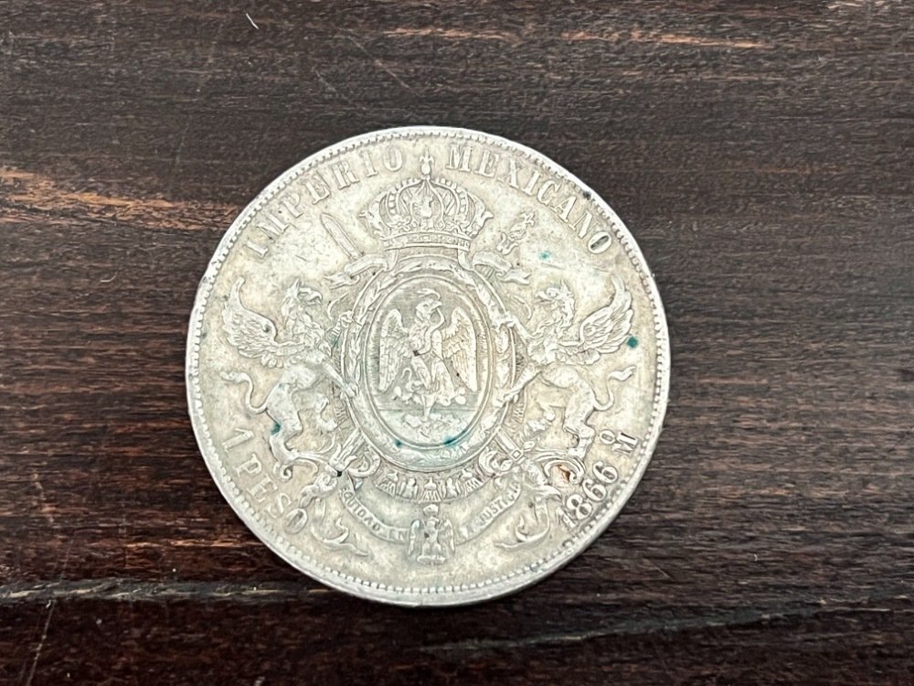 Messico. Maximiliano (1864-1867). 1 Peso 1866 #3.1