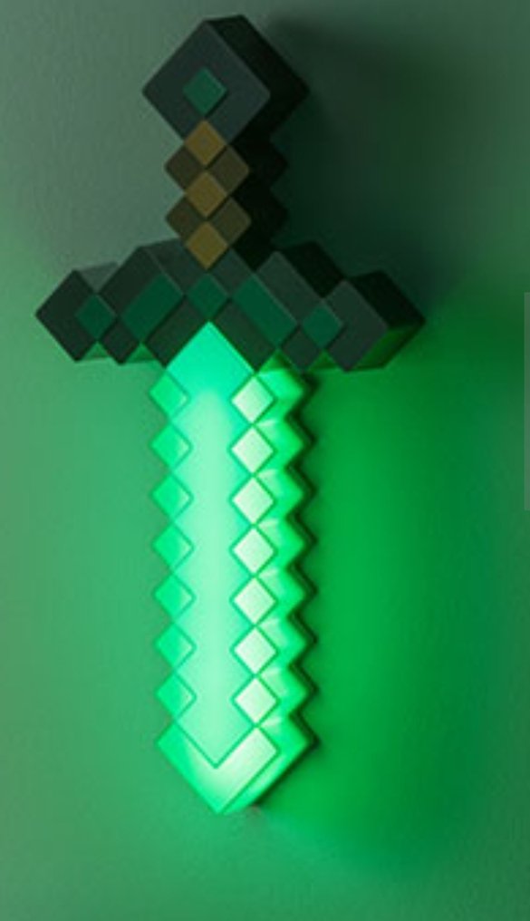 Paladone Lampada Minecraft Diamond Sword - Enseigne lumineuse - Plastique #2.1