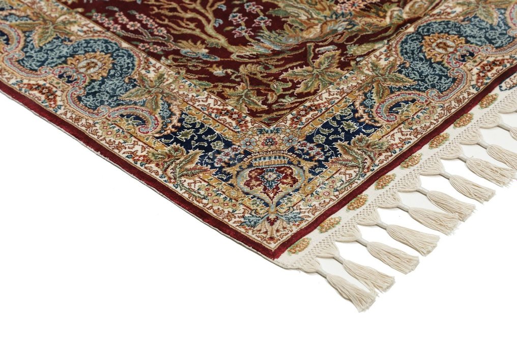 原创精美中国 Hereke 地毯 真丝新地毯上的纯丝 - 地毯 - 124 cm - 79 cm #1.3