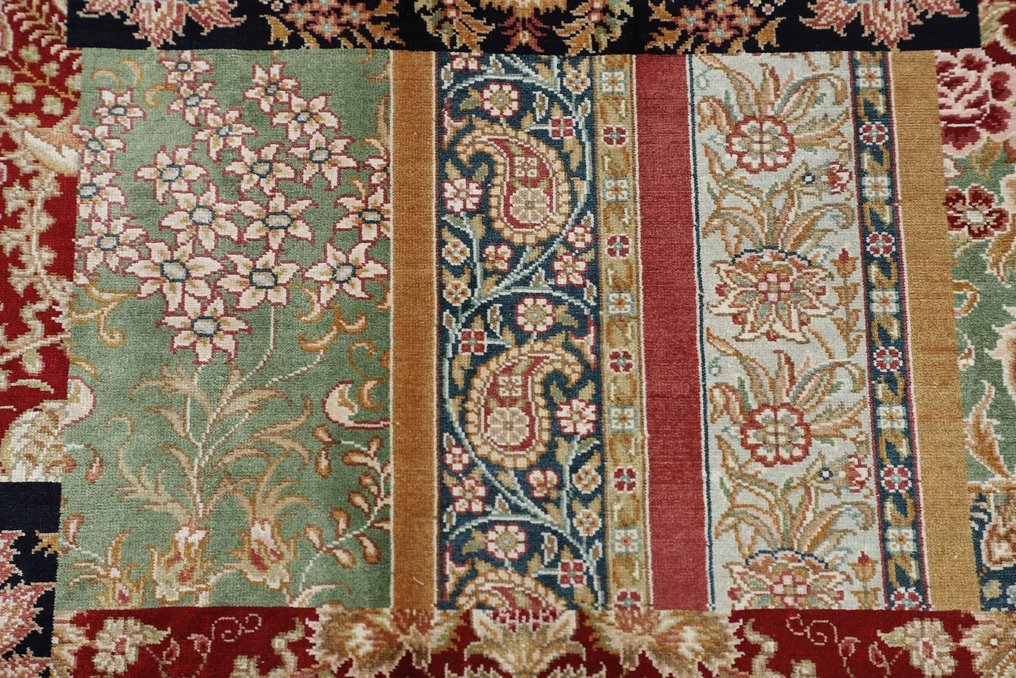 Oryginalny dywanik Hereke Fine China z czystego jedwabiu na jedwabnym nowym dywaniku - Dywan - 124 cm - 87 cm #3.2