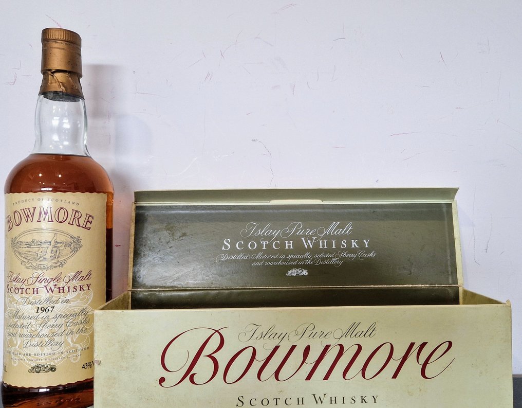 Bowmore 1967 - Auxil Import (Fr) - Original bottling  - b. 1980年代 - 75厘升 #1.1