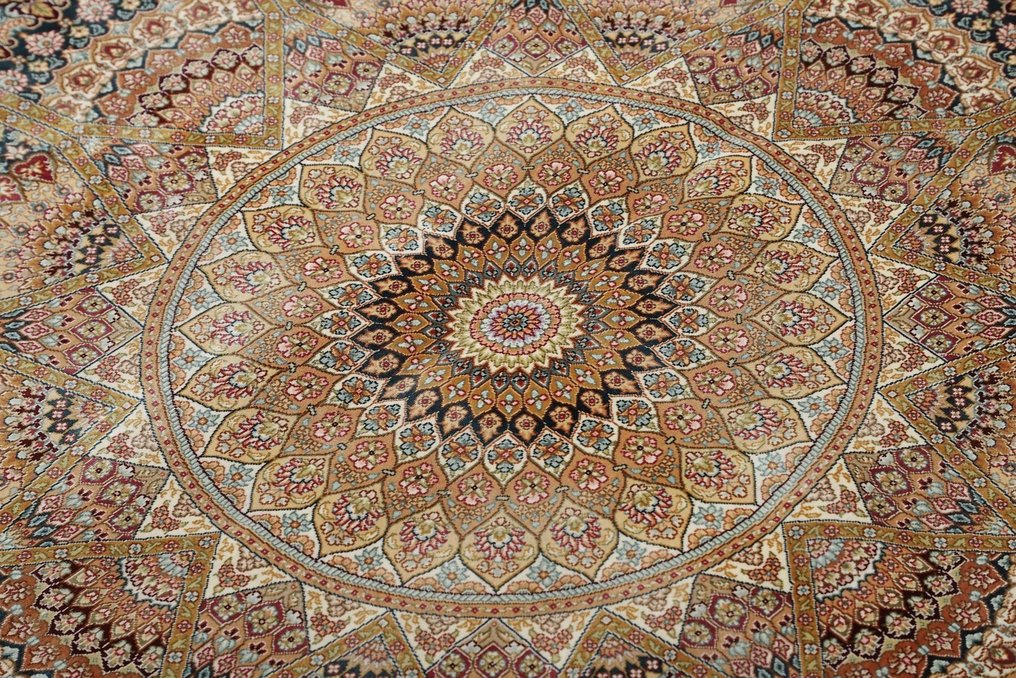 原創精美中國 Hereke 地毯 絲綢新地毯上的純絲 - 地毯 - 181 cm - 124 cm #2.1