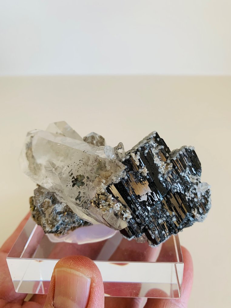 水晶矩晶体 - 高度: 9 cm - 宽度: 6 cm- 300 g #1.1