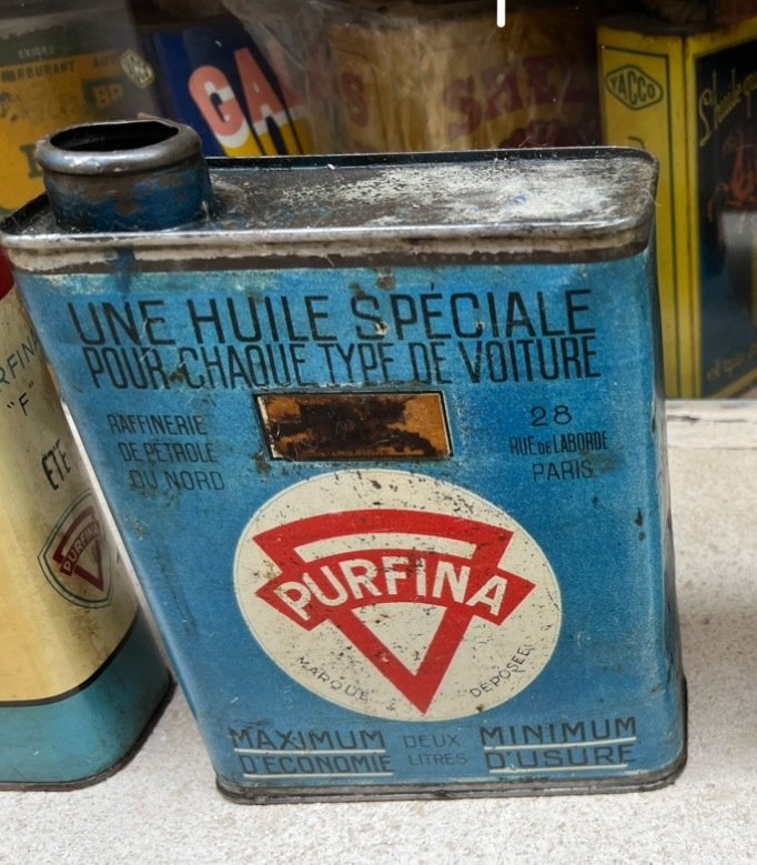 purfina - Lattina per l’olio (2) - vendesi rara tanica olio da 2 litri e ricerca purfina anno 1950 -  #2.2