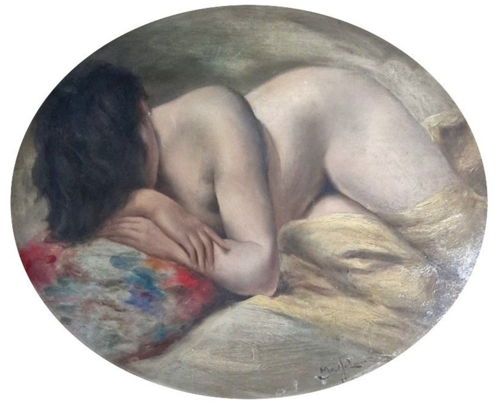 Bruto Mazzolani (1880-1949) - Nudo di donna #1.1