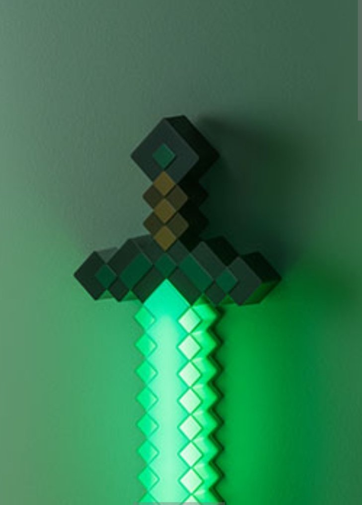 Paladone Lampada Minecraft Diamond Sword - Enseigne lumineuse - Plastique #2.2
