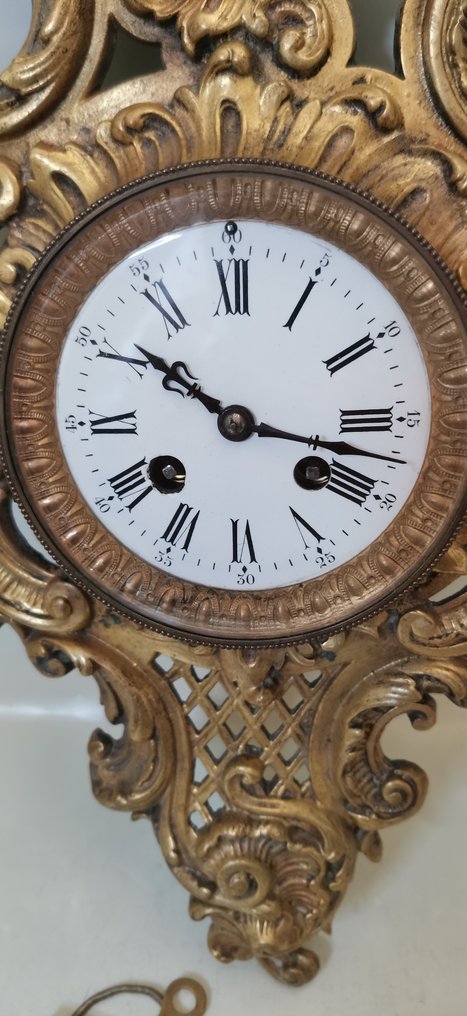 卡特尔时钟 -   青铜-玻璃 - 1850-1900 #2.1