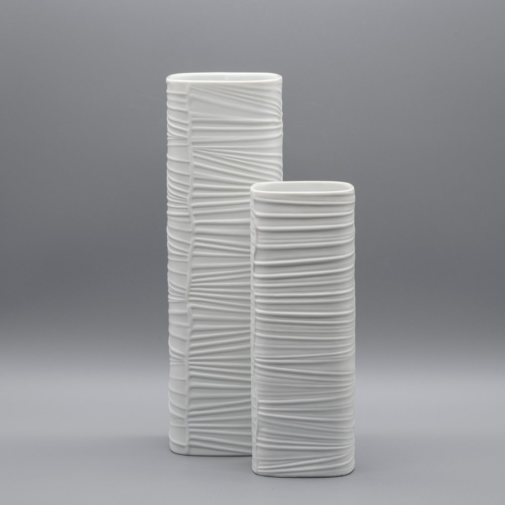 Rosenthal - Werner Schreib - Vase (2) -  Studio-linie  - Porcelæn #2.1
