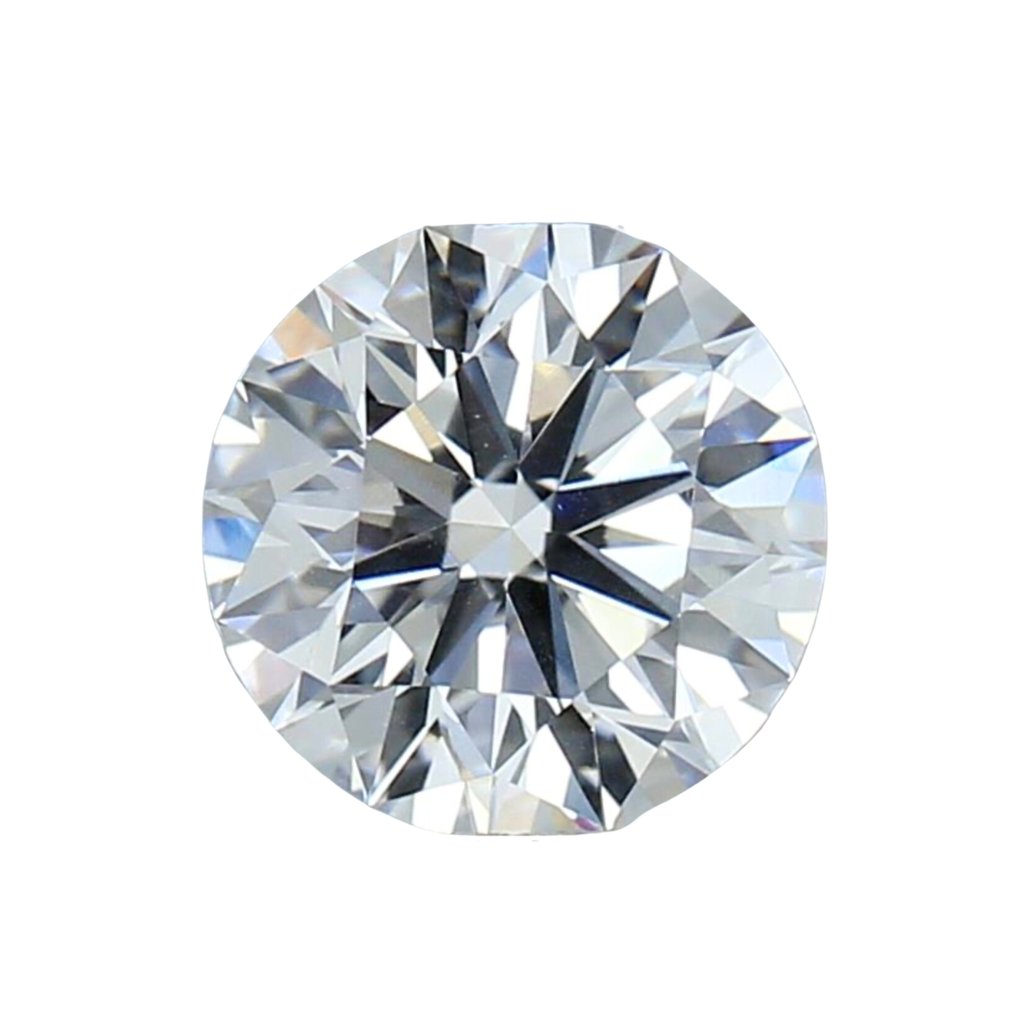 1 pcs Diament - 0.57 ct - brylantowy, okrągły - F - VS1 (z bardzo nieznacznymi inkluzjami) #1.2