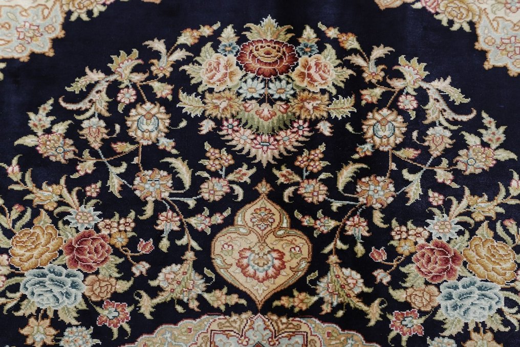Original Feiner China Hereke Teppich  Reine Seide auf Seide Neuer Teppich - Teppich - 184 cm - 124 cm #3.2