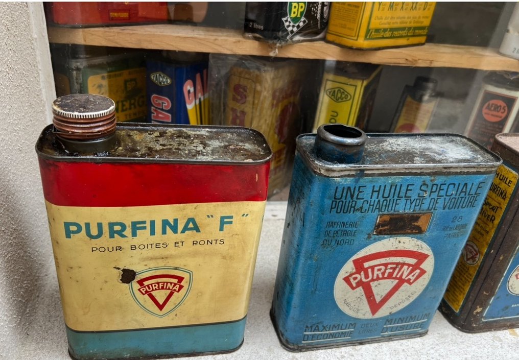 purfina - Lattina per l’olio (2) - vendesi rara tanica olio da 2 litri e ricerca purfina anno 1950 -  #1.1
