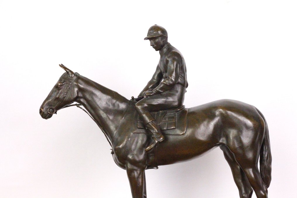 René Paris (1881-1970) - Skulptur, 'La Camargo' - 36 cm - Patineret bronse #2.2