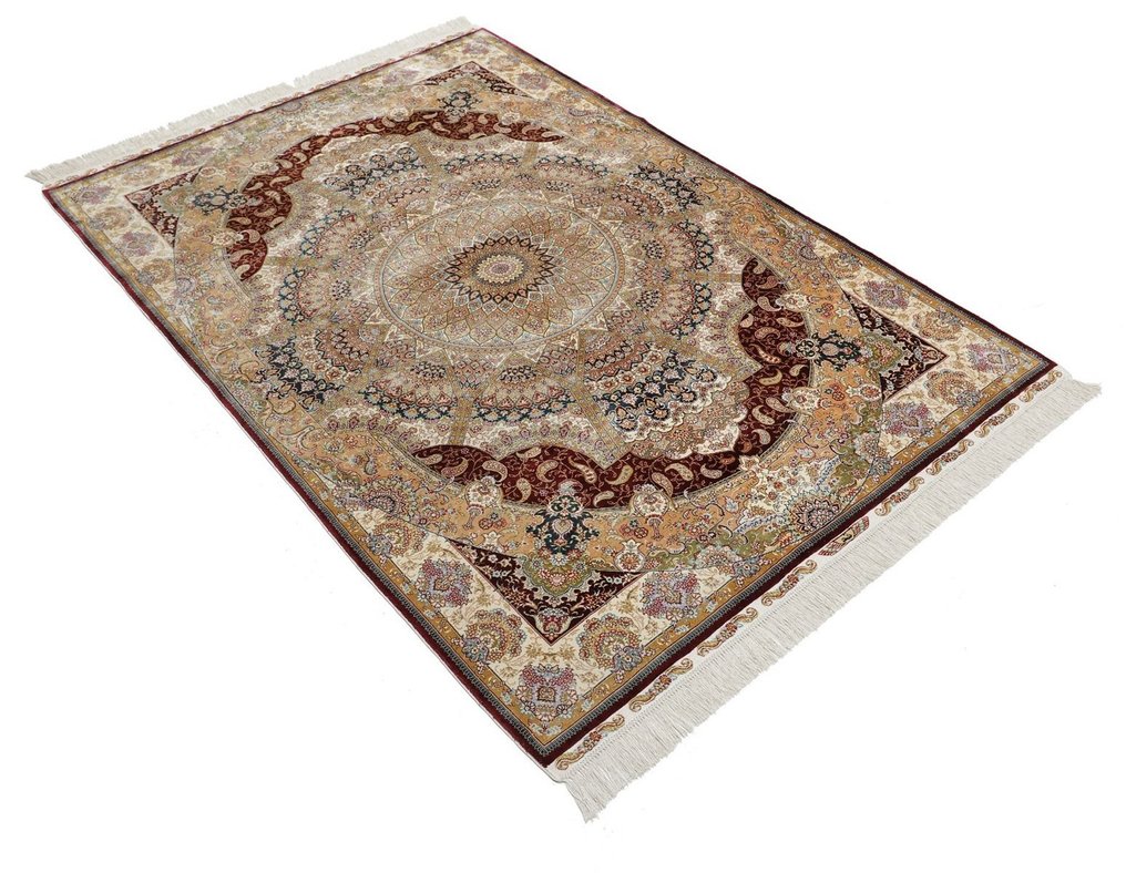 原创精美中国 Hereke 地毯 真丝新地毯上的纯丝 - 地毯 - 181 cm - 124 cm #1.2
