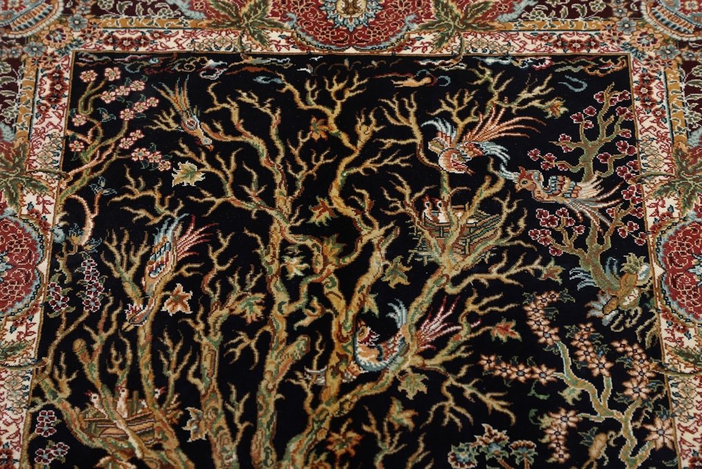 Alkuperäinen Fine China Hereke -matto Pure Silk silkillä Uusi matto - Matto - 124 cm - 78 cm #3.2