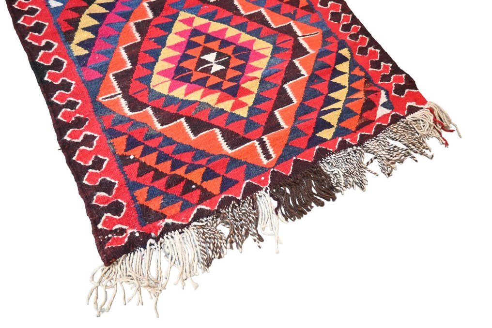 Kolorowy Kurdi - Długi wąski dywan - 304 cm - 100 cm #3.2