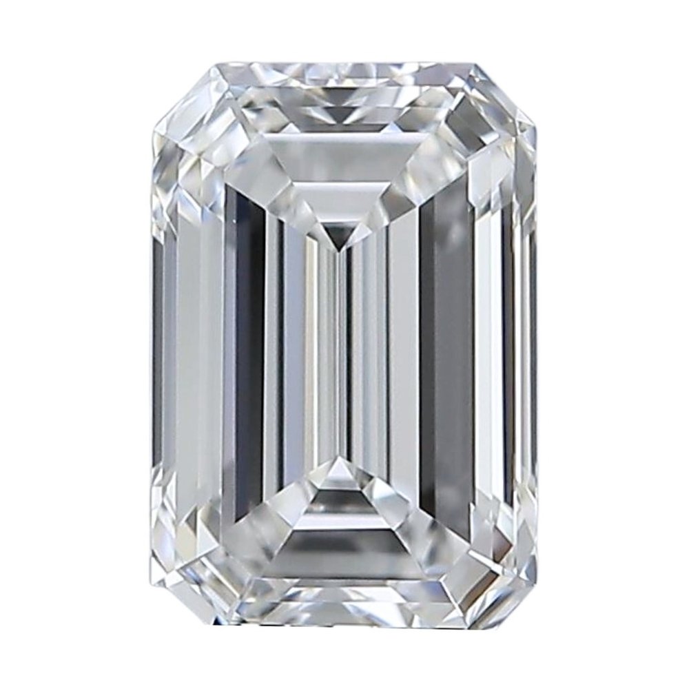 1 pcs Diamant  - 0.70 ct - Smaragd #1.1