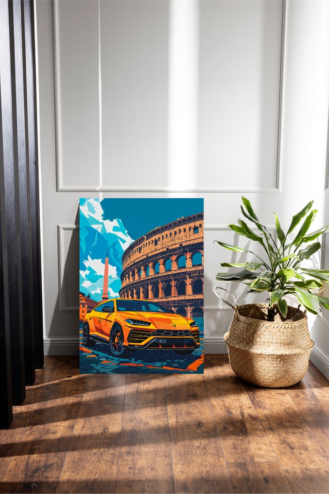 Lamborghini - Lamborghini Urus (2014) Roma City ANDSAL Concept Edition Limited Edition 2/5 w/COA (Only 5 copy - Giclée #1.0