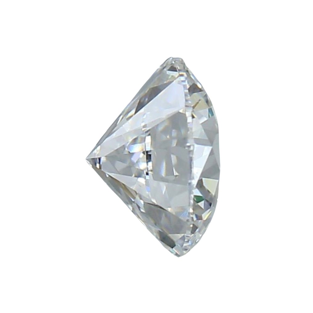 1 pcs Diament - 0.57 ct - brylantowy, okrągły - F - VS1 (z bardzo nieznacznymi inkluzjami) #3.2
