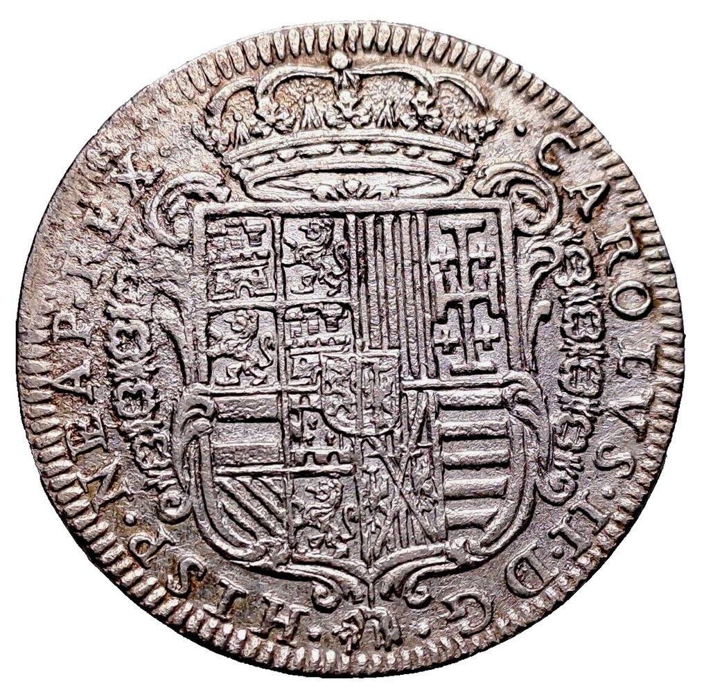 意大利，那不勒斯王國. Carlo II di Spagna (1665-1700). Tari 1685 #1.2
