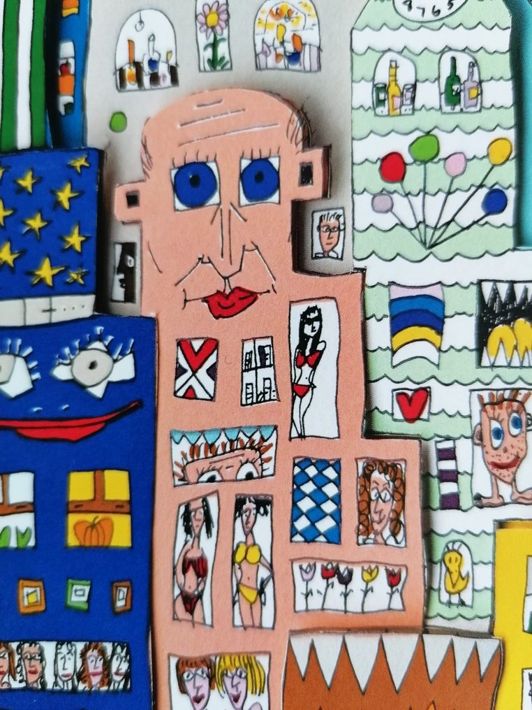 James Rizzi (after) - One Man's Floor is Another Man's Ceiling #2.1