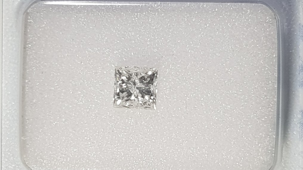 1 pcs Diamante - 0.39 ct - Princesa - G - SI3 #1.1