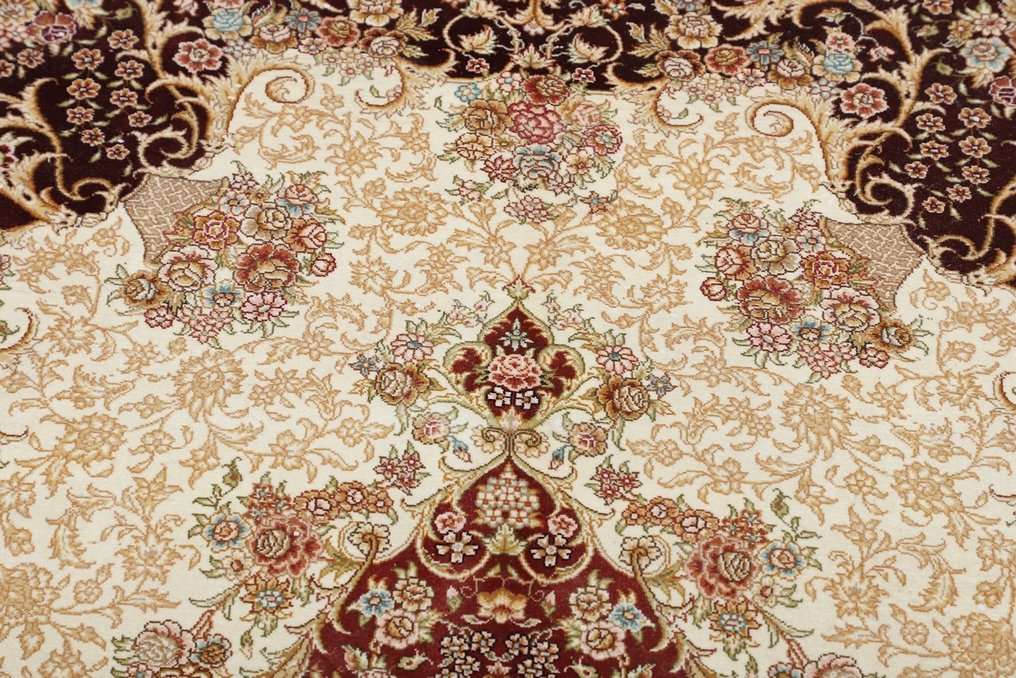 Alkuperäinen Fine China Hereke -matto Pure Silk silkillä Uusi matto - Matto - 209 cm - 139 cm #3.2