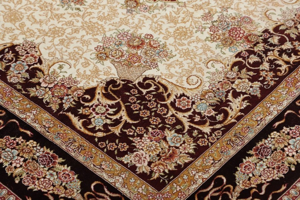 Alkuperäinen Fine China Hereke -matto Pure Silk silkillä Uusi matto - Matto - 209 cm - 139 cm #2.1