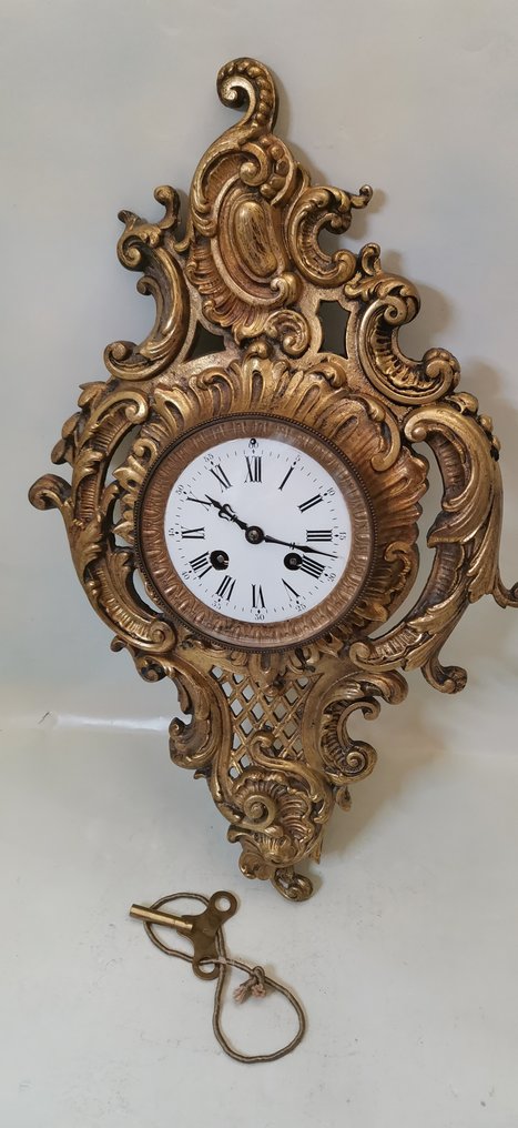 Ρολόι Cartel -   Χάλκινο - Γυαλί - 1850-1900 #1.1