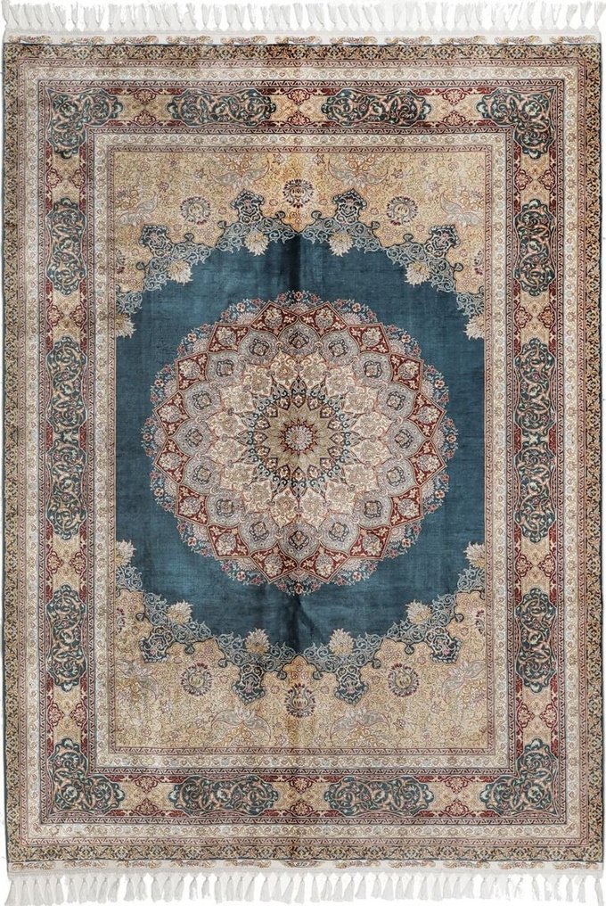 Alfombra Hereke original de China fina de seda pura sobre alfombra nueva de seda - Alfombra - 240 cm - 170 cm #1.1