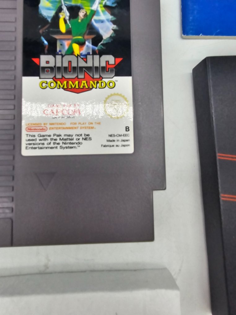 OLD STOCK Classic NES-CM-FRA PAL B Game 1ST Edition BIONIC COMMANDO - Nintendo NES 8BIT EEC Edition - Videospil - I original æske #2.1