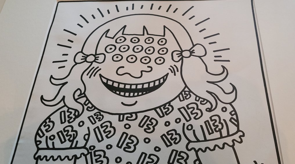 Keith Haring (1958-1990) (after) - 1986 Keith Haring Coloring Book - one out of 300 edition | ready to hang - exceptional price #2.1