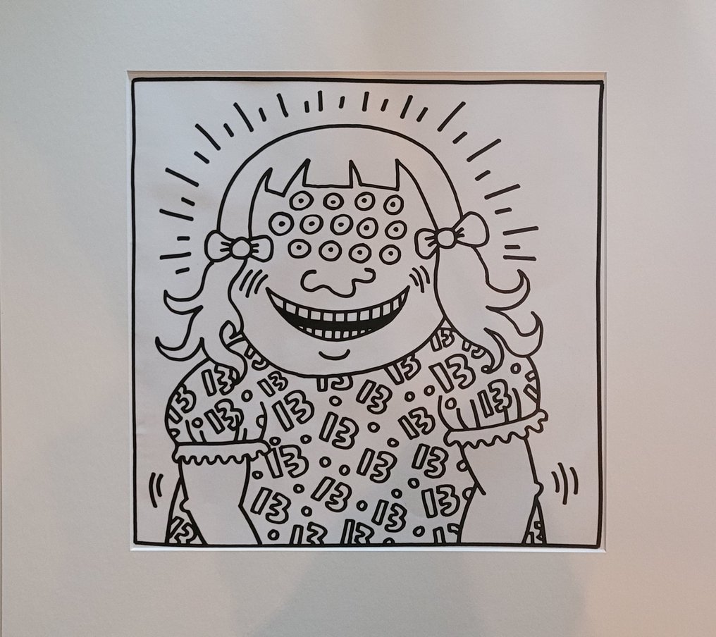 Keith Haring (1958-1990) (after) - 1986 Keith Haring Coloring Book - one out of 300 edition | ready to hang - exceptional price #3.2