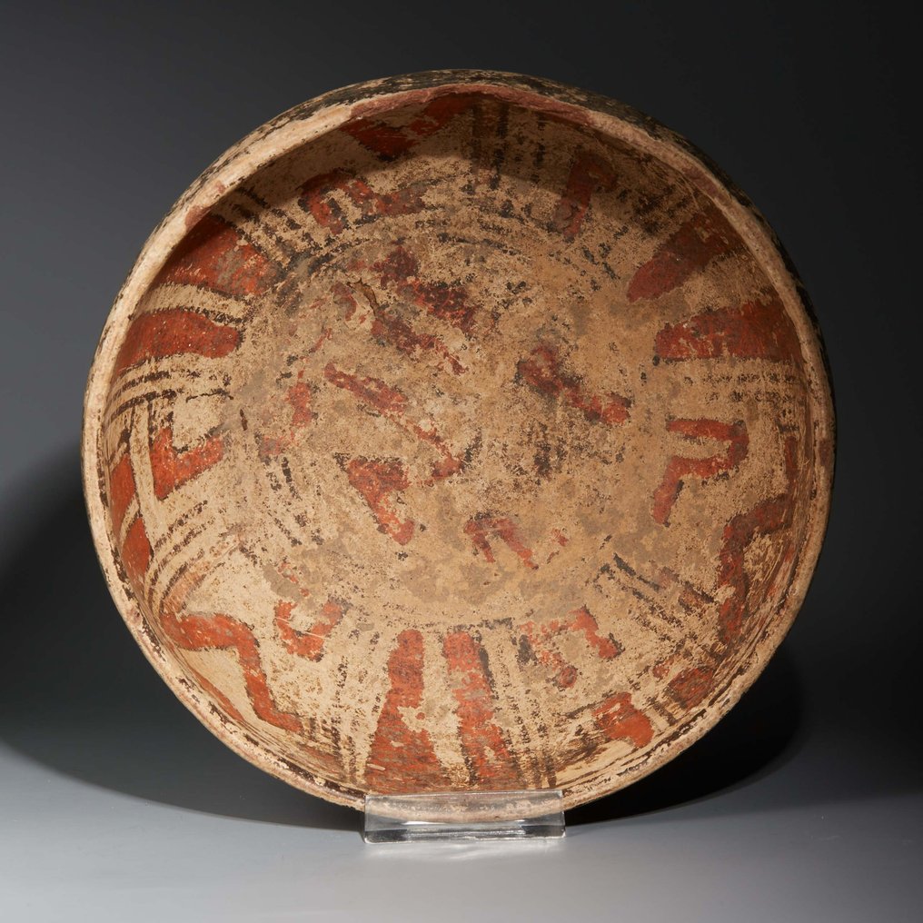 Guanacaste - Nicoya, Costa Rica Terrakotta Sfärisk skål c. 900 - 1100 e.Kr. 15,6 cm D. Spansk importlicens. #1.2
