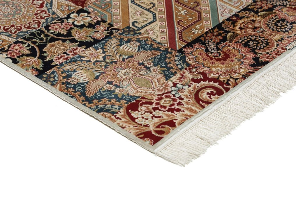 Oryginalny dywanik Hereke Fine China z czystego jedwabiu na jedwabnym nowym dywaniku - Dywan - 124 cm - 87 cm #1.3