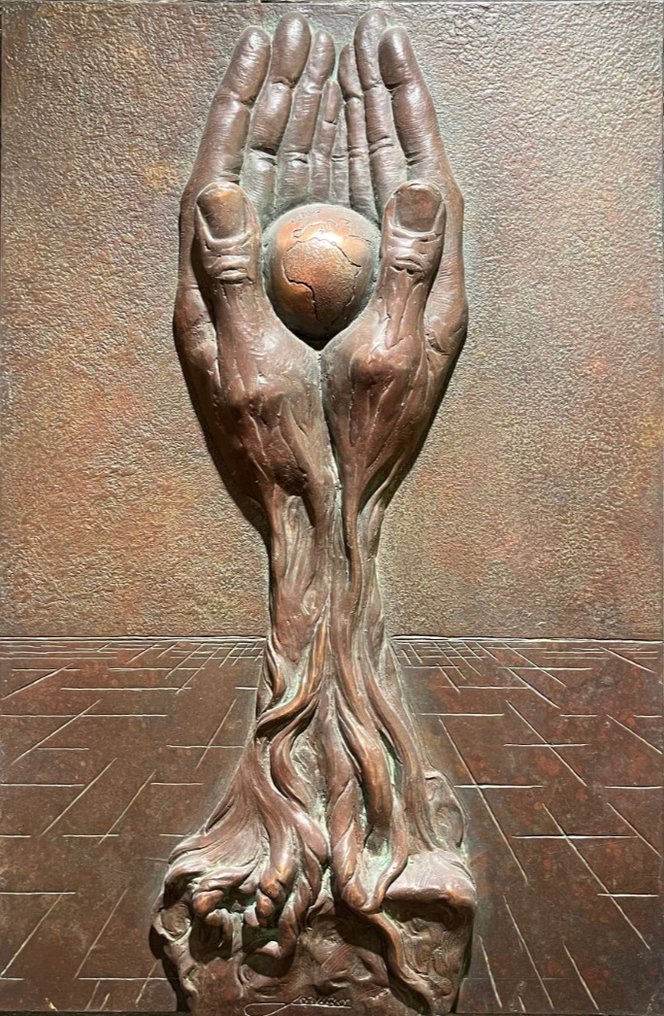 Lorenzo Quinn (1966) - Γλυπτό, El Árbol de la Vida - 37 cm - Ρητίνη #1.1
