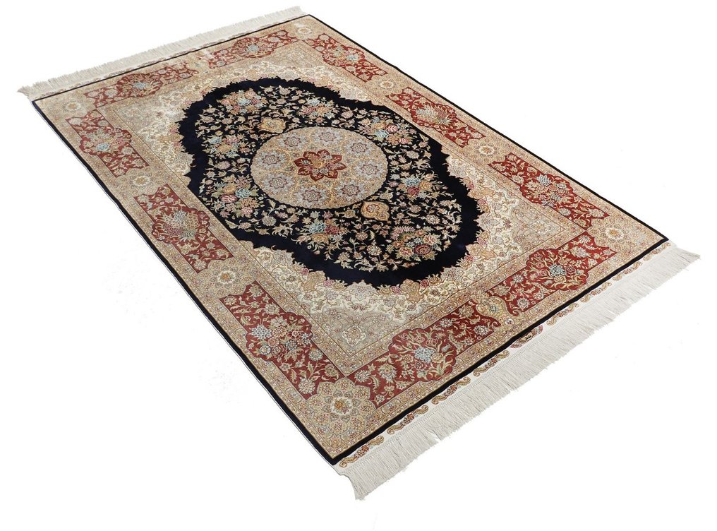 Tapete Hereke Original Fine China Seda Pura em Seda Novo Tapete - Carpete - 184 cm - 124 cm #1.2