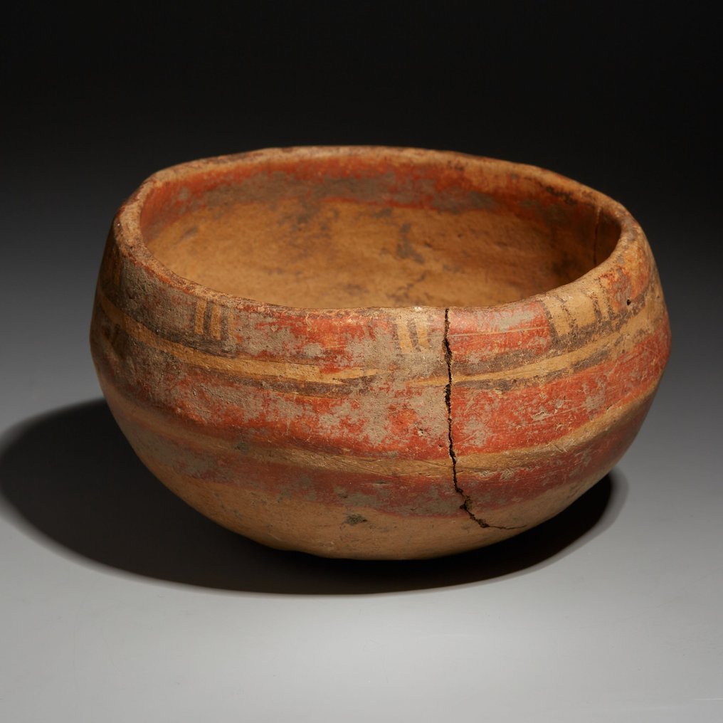 Guanacaste - Nicoya， 哥斯大黎加 Terracotta 容器。 C。西元 900 - 1100 年。 11 公分長。西班牙進口許可證。 #2.1