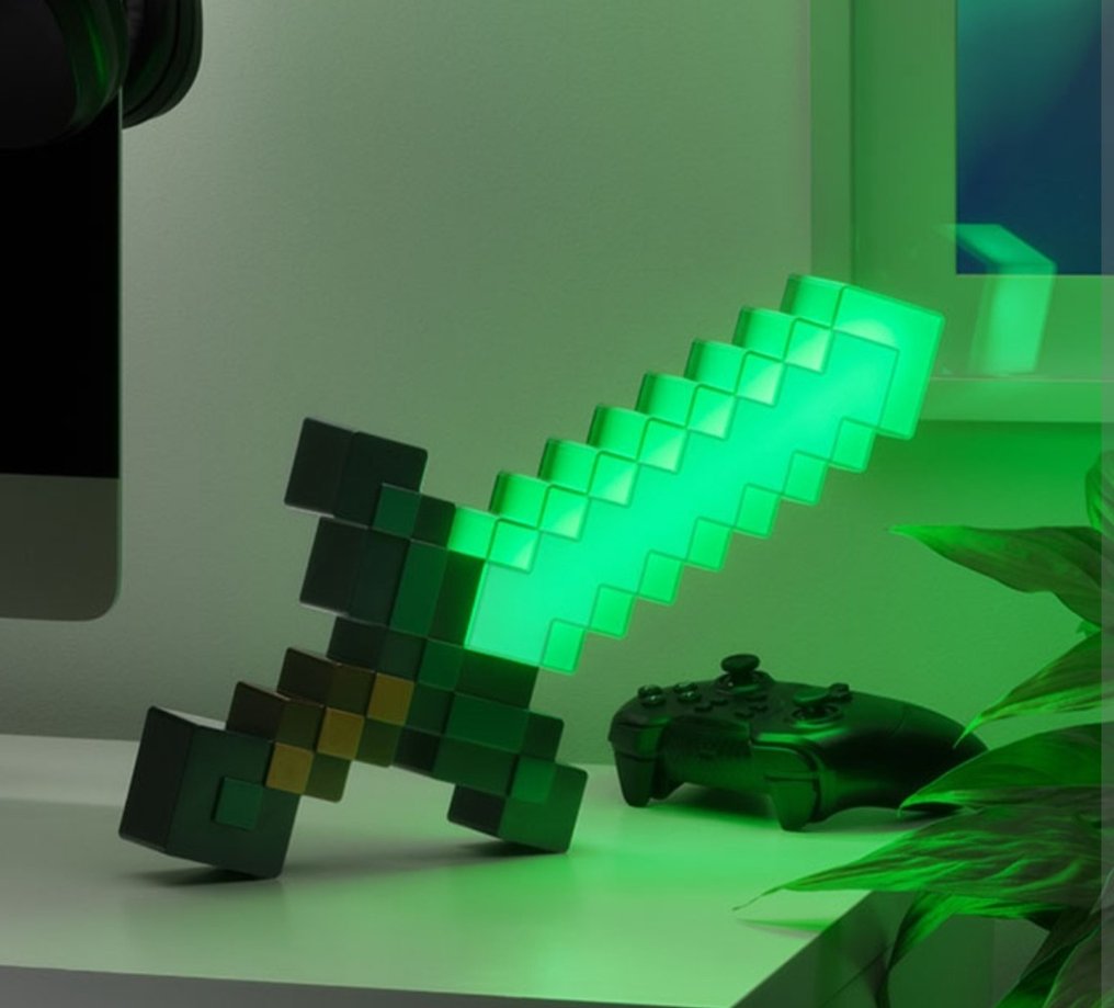 Paladone Lampada Minecraft Diamond Sword - Enseigne lumineuse - Plastique #1.1