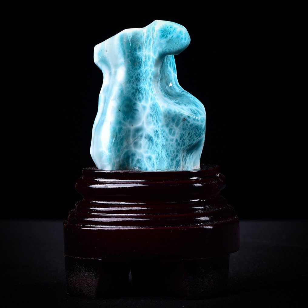罕见大型天然拉利玛石 - 大自然艺术的壮丽表现- 292 g #1.1