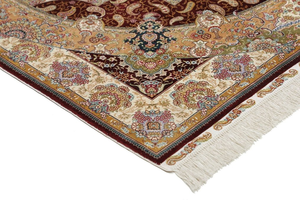 Covor original Hereke din China fină Pure Silk on Silk New Rug - Carpetă - 181 cm - 124 cm #1.3